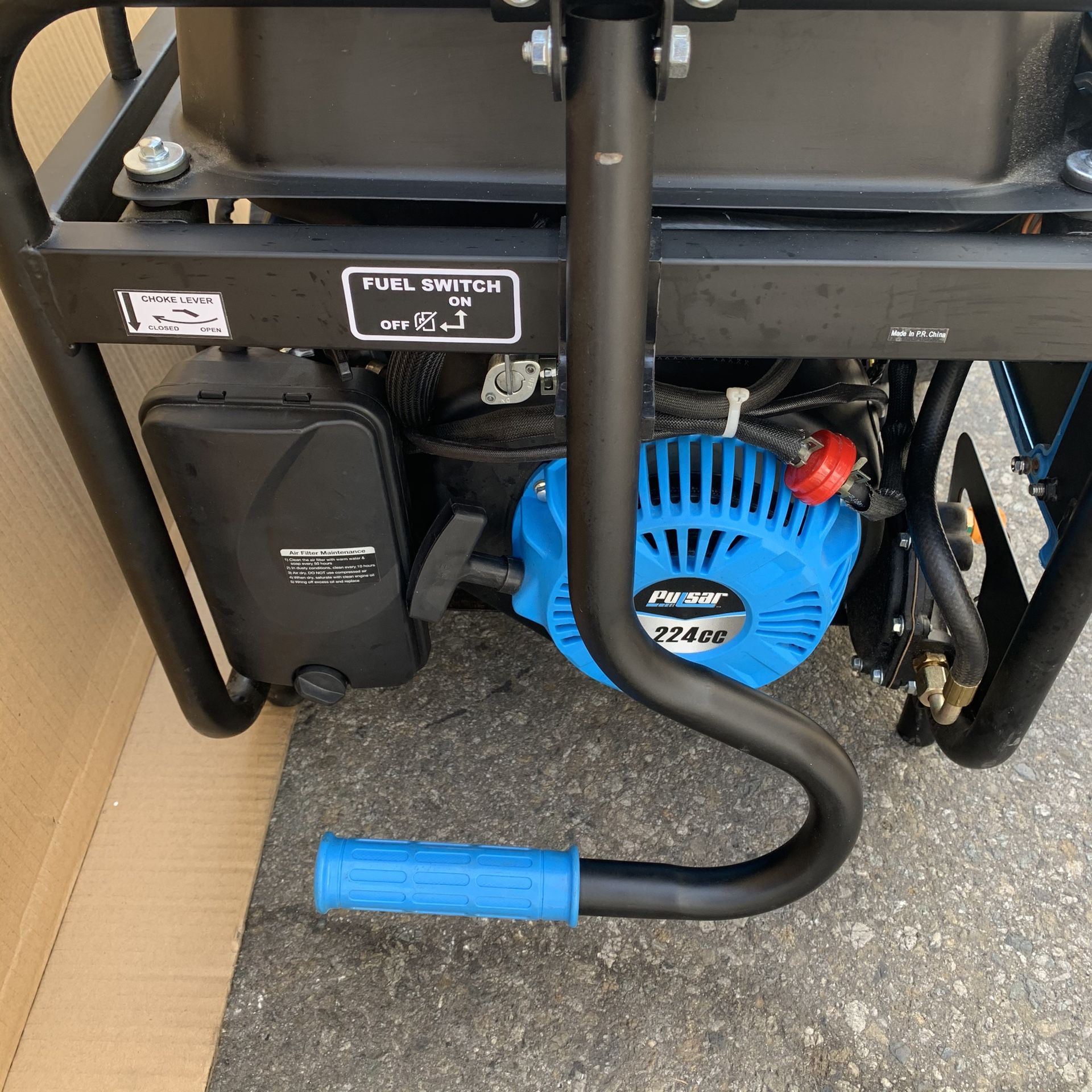 Pulsar hybrid 5 250 4 250 watt dual fuel gasoline propane powered