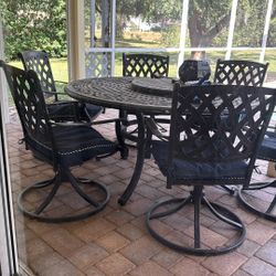 Table Chairs Iron 