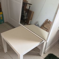 Mirror and Side Table