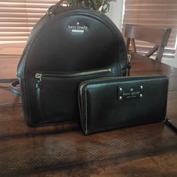 Kate Spade Backpack And Wallet 