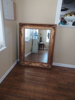 Beautiful 41 inch By 52 inches Well  designed  Mirror