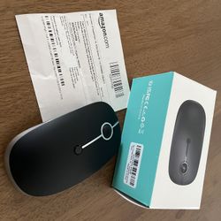 Type C Wireless Mouse，Vssoplor USB C MacBook Wireless Mouse Dual Mode 2.4G Cordless Mice with Nano USB and Type C Receiver Compatible with PC, Laptop