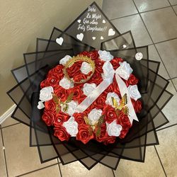 Ramo Buchón Rosas Eternas 