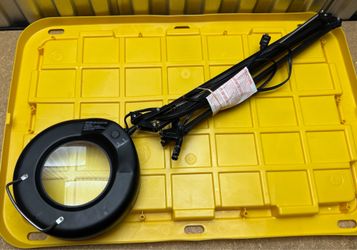 LTS LTS-120-30 Magnifying Clamp Lamp with Flexible Swing Arm - 22W T9