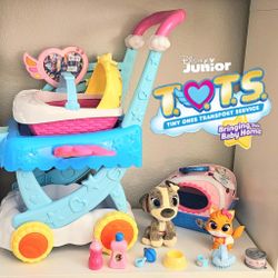 Disney Jr T.O.T.S. Nursery Care Stroller & Pet Carrier
