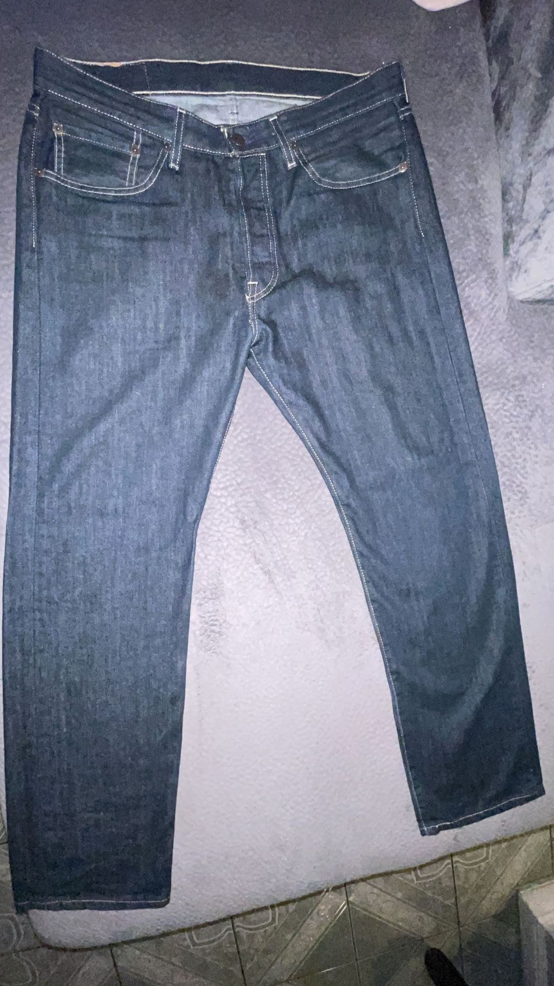 501 Levis Clean Rigid Dark Wash W32 L30