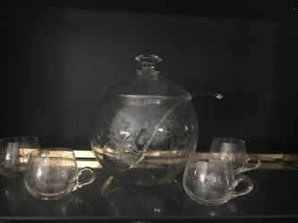 Antique punch bowl