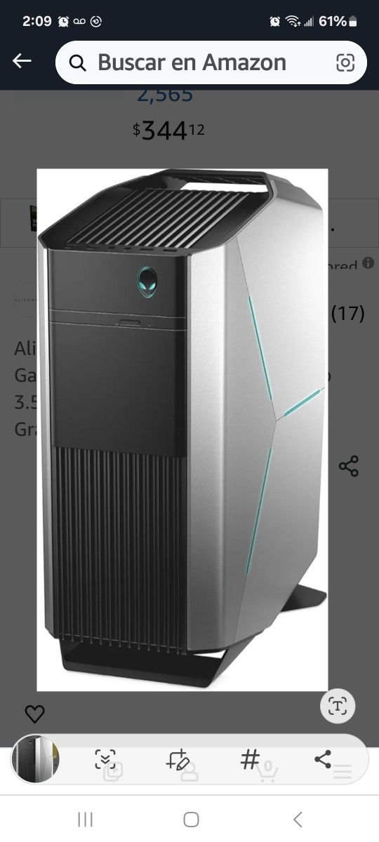 Dell Alienware Aurora PC Liquid Cooled ( Regular Price $ 1580 )