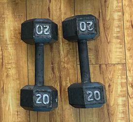 20 lb Hex Dumbbells