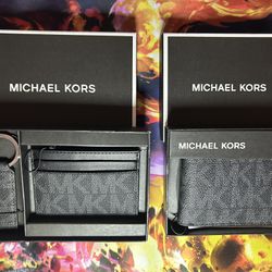 Michael Kors Mens Wallet / Card Holder Set
