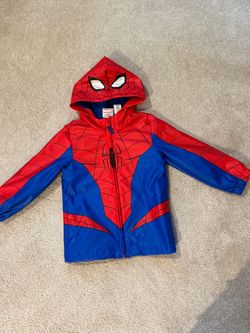 5T spider man  rain coat