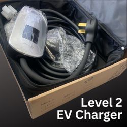 Brand New, 32 Amp Charging Cable with Level 2 EV Charger