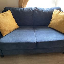 Blue Love Seat