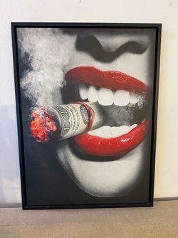 Modern Wall Art  Framed Canvas