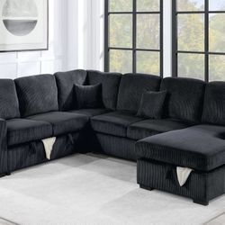 Sectional Convertible Sofa Set 