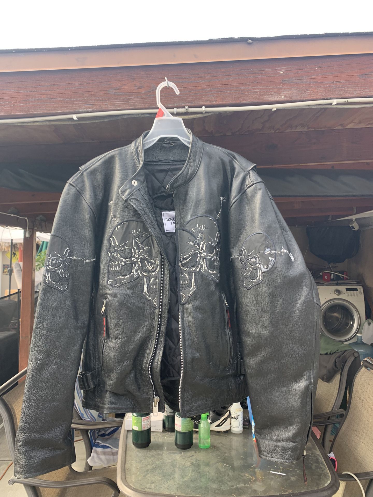 Genuine Leather Biker Jacket