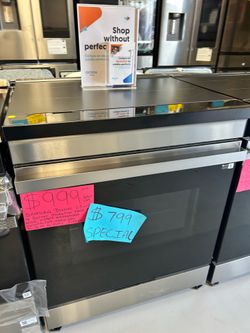 Samsung slide in electric stove