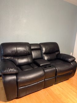 Black Reclining Set