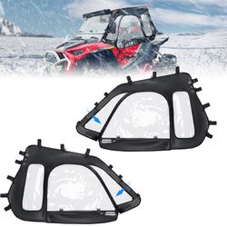 Black Polaris RZR Cab Enclosure 2014-2023 2-Seat Models