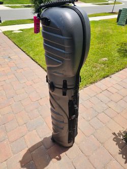 Bag Boy Hard Sided Wheeled Carbon Fiber Travel Golf Bag
