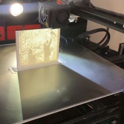 Lithophane 3D Print Custom Photograph Ornament
