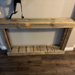 Solid Wood Narrow Console Table