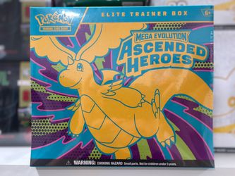 POKEMON TCG MEGA EVOLUTIONS ASCENDED HEROES ELITE TRAINER BOX ETB NEW SEALED 151 paldean