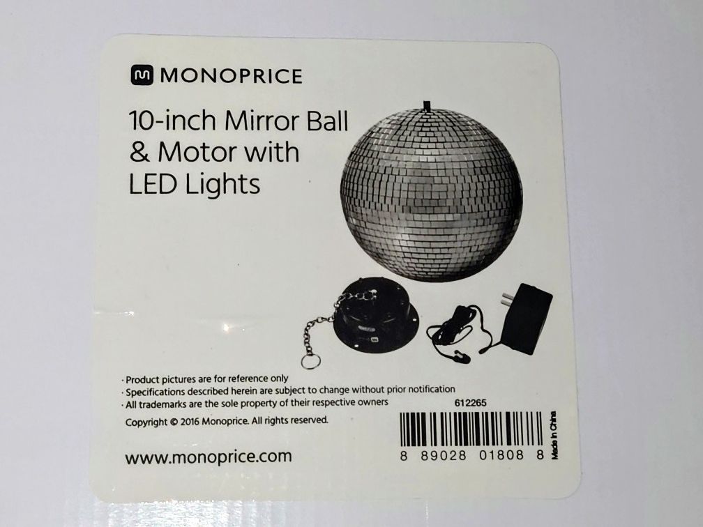 10 Inch Mirror Ball • NIB • 3 Available $30 Each OBO