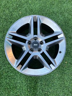 SVT's 5 Spoke OEM Wheels, 19x9.5. 2 of the 4 rims have scuffs and are pre used.