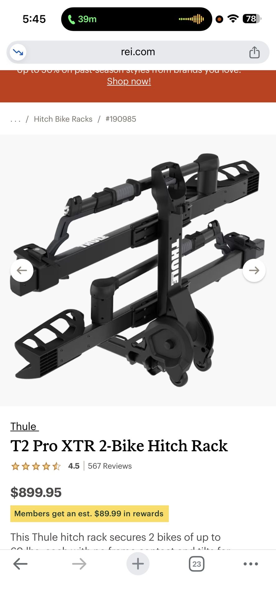 Thule - T2 XTR Pro 2