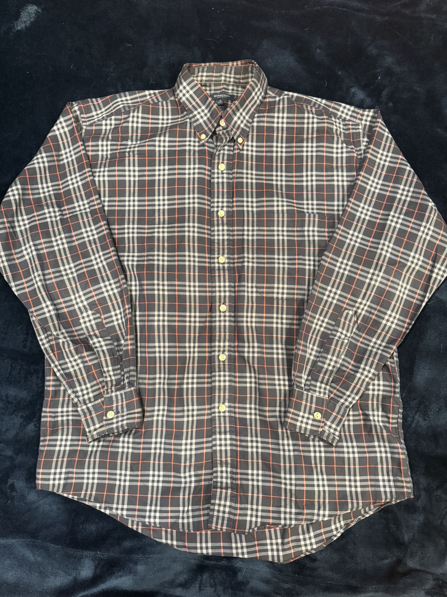 Burberry Checkered Button Up Shirt