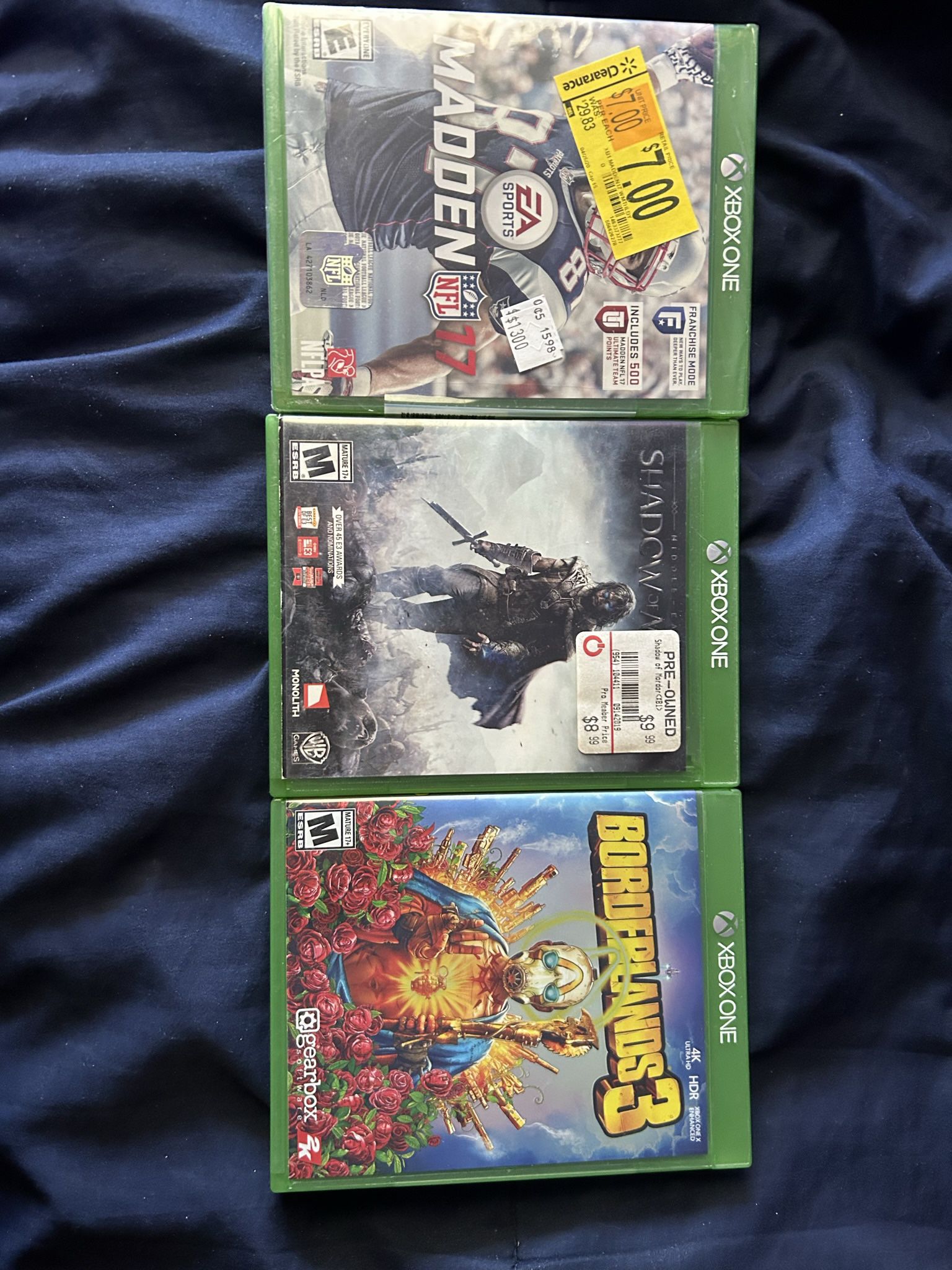 Xbox One Lot Of 3