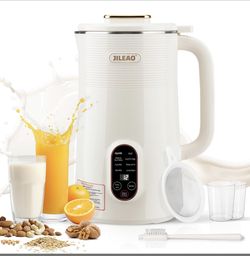 10 In 1 Almond Milk Maker & Nut Milk Maker Machine, 35oz Automatic Soy, Oat, Coconut Milk, Juice & Porridge Maker With 8 Blades, Delay Start, Keep War