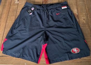 Men's Nike Woven 49ers Player Practice Flex Shorts L Black NWTRare!!