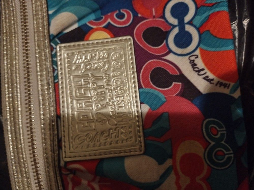 Coach Multicolor Crossbody Bag $50