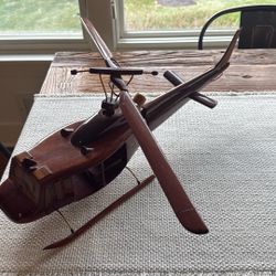 Helicopter Wood Model