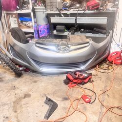 2011–2013 Hyundai Elantra Front Bumper Cover OEM (with Grille)