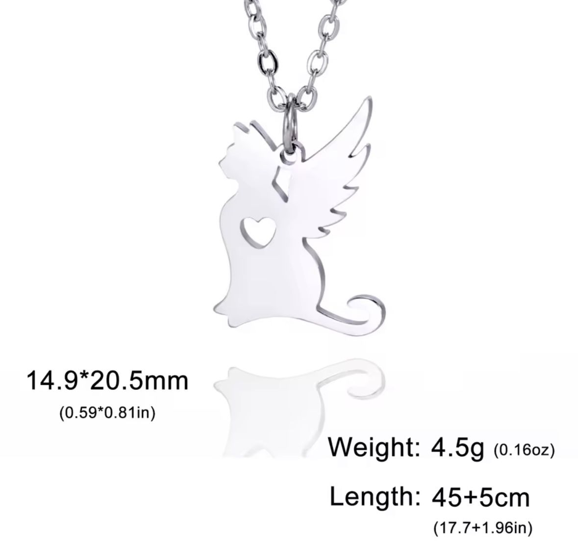 Cat Memorial Pendant Necklace!