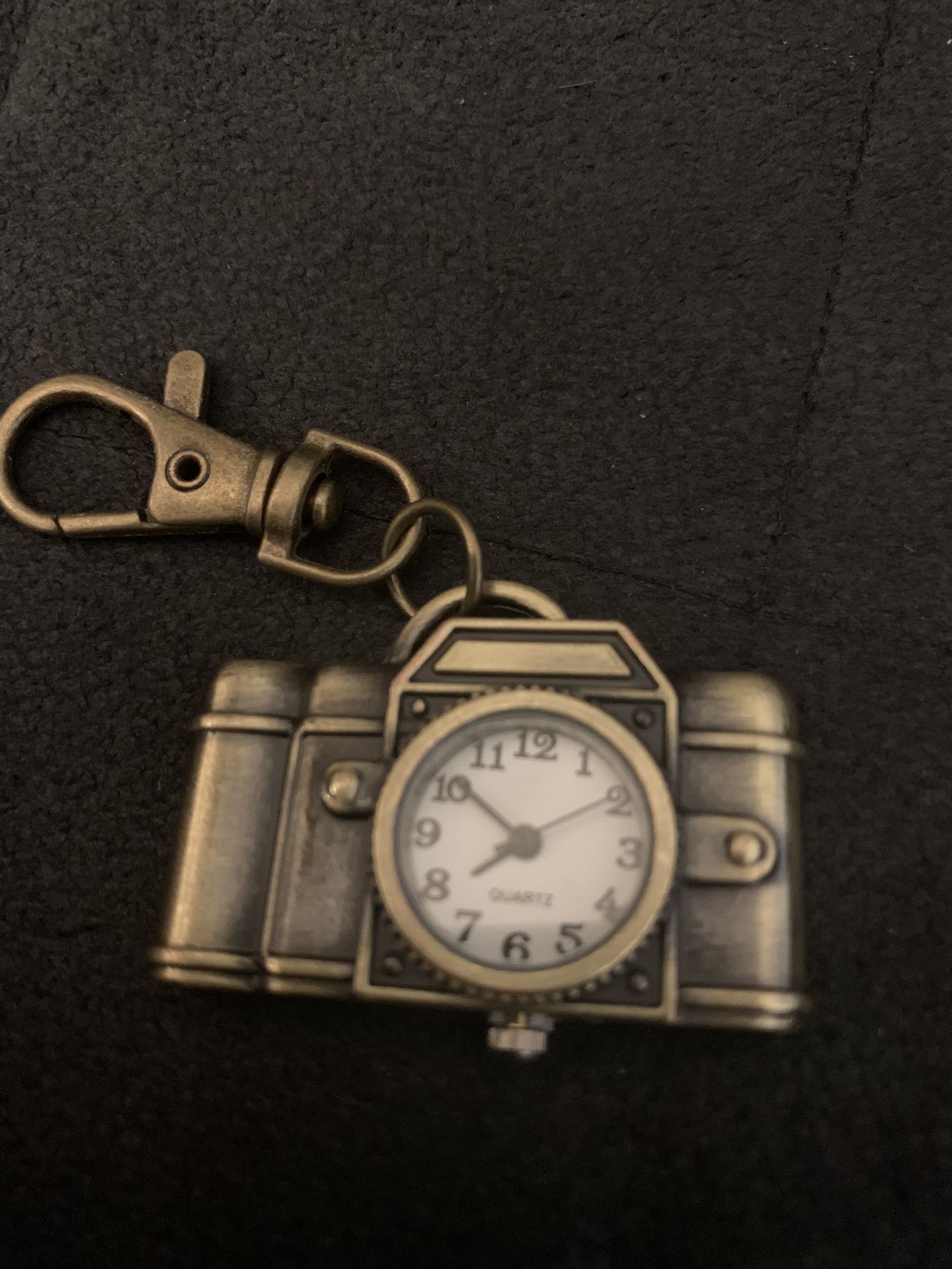 Vintage Inspired Camera Pocket Watch 