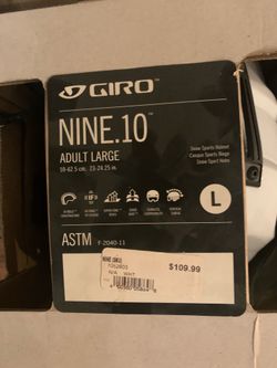 Brand new Giro ski/snowboard helmet size large