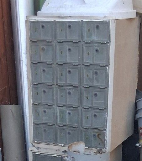 Antique 18 Unit Mailbox