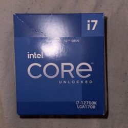 Intel I7 12700k Processor