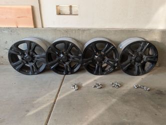 Toyota Tacoma Matte Black OEM Rims Set of 4