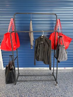 Clothes Rack on Wheels