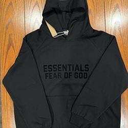 Essentials Black Hoodie