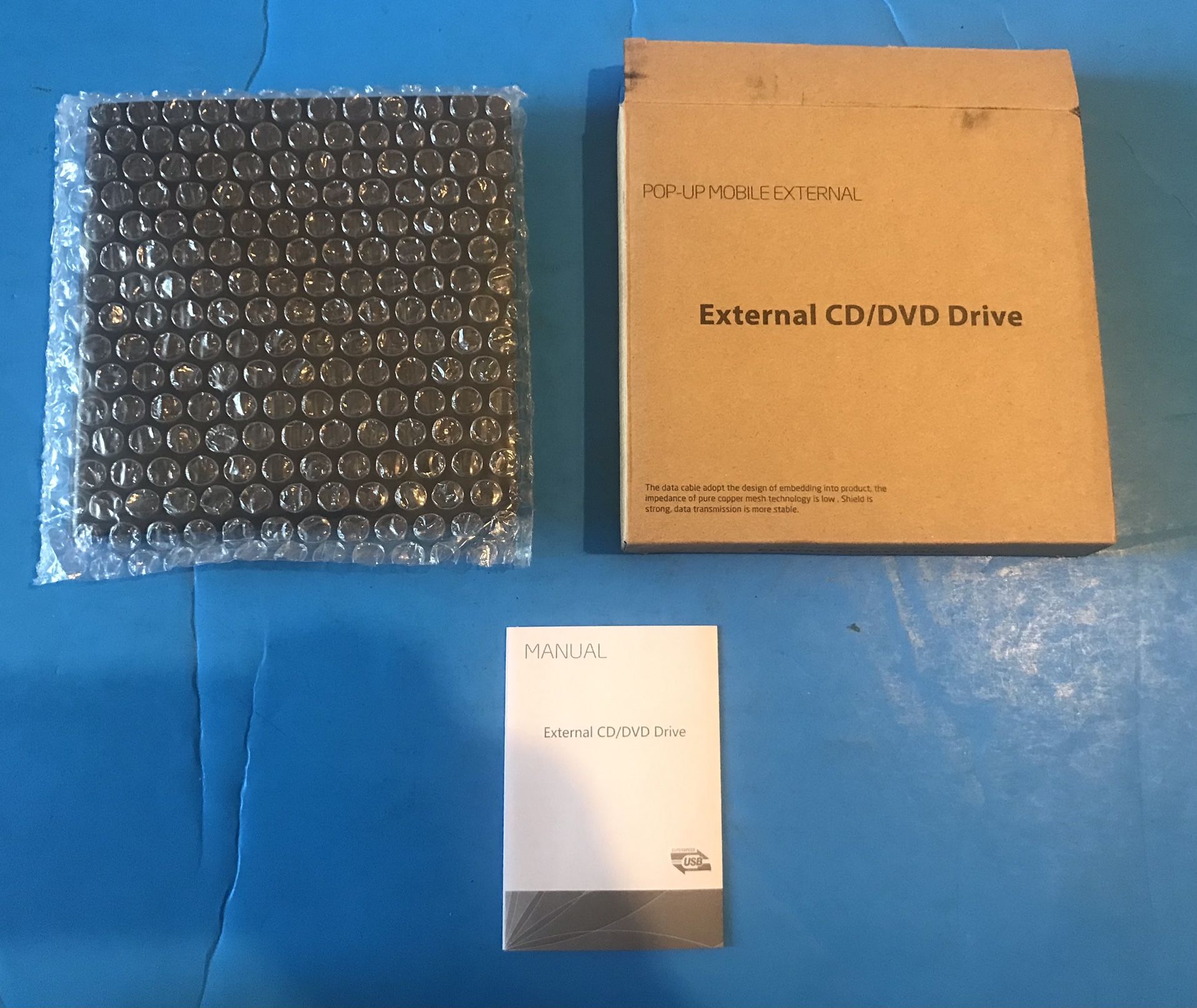 New External DVD Drive USB Pop-up Mobile High-Speed Data Transfer CD/DVD-RW