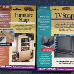 TV And Furniture Straps - Earthquake Preparedness Try