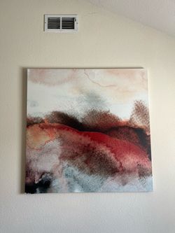 Large 48” x 48” Abstract Canvas Wall Art