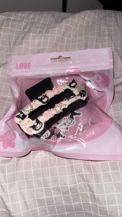 Kuromi Decoden Hair Claw Clips Set