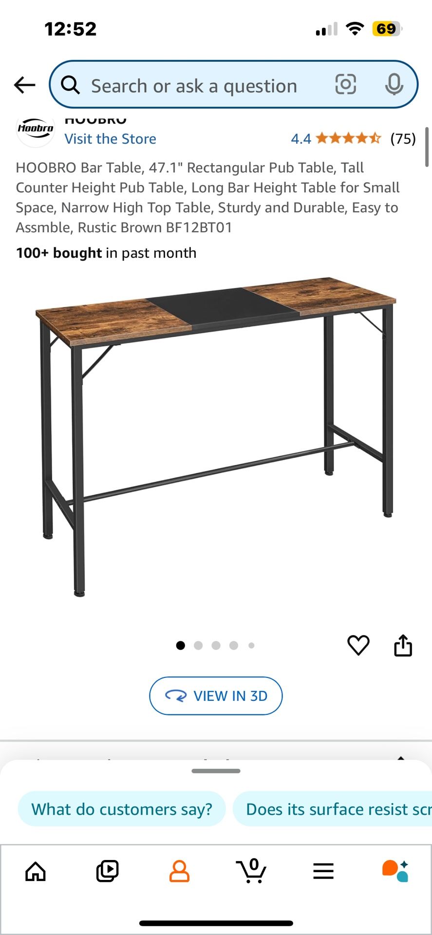 2 Bar Height Tables